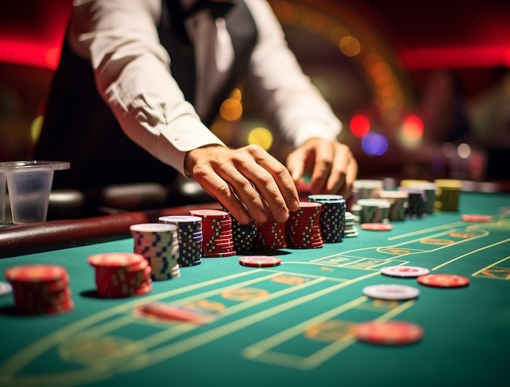 Pengguna ponsel membaca akses situs dengan cermat